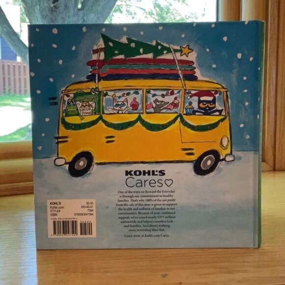 Pete The Cats 12 Groovy Days Of Christmas Hardcover Book Kimberly & James Dean - Picture 3 of 4